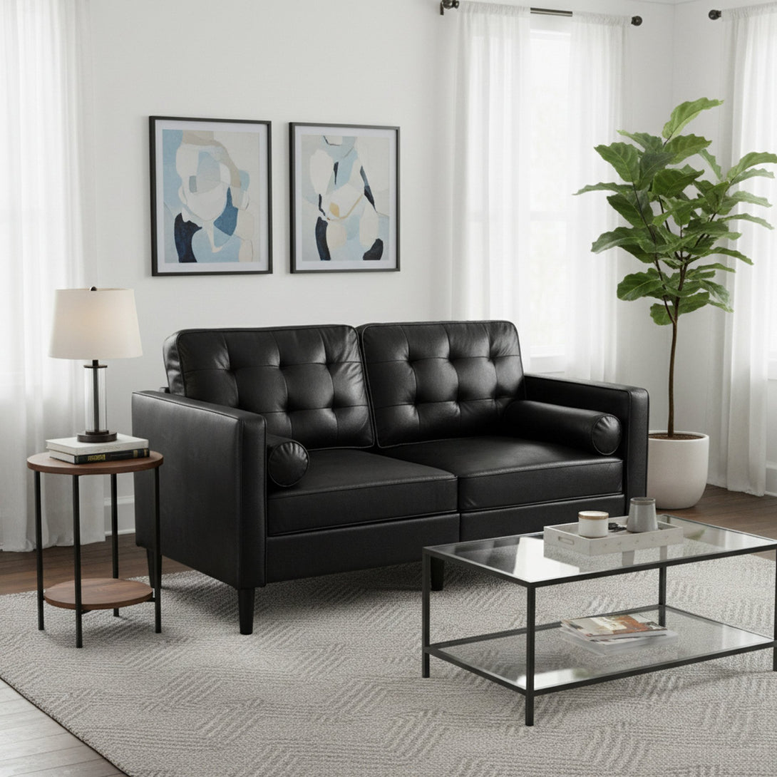 Apex 2 Seater Sofa - Black