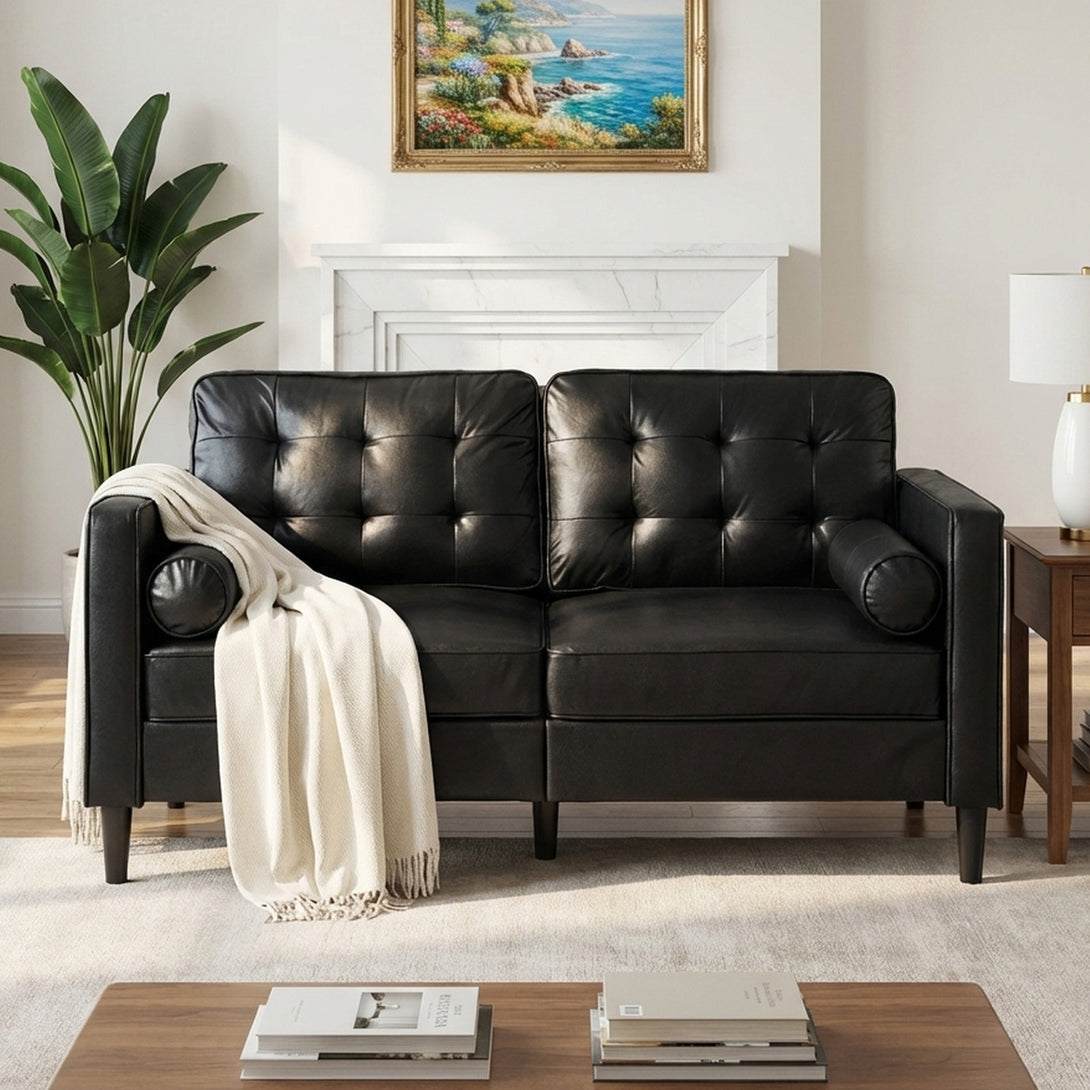 Apex 2 Seater Sofa - Black