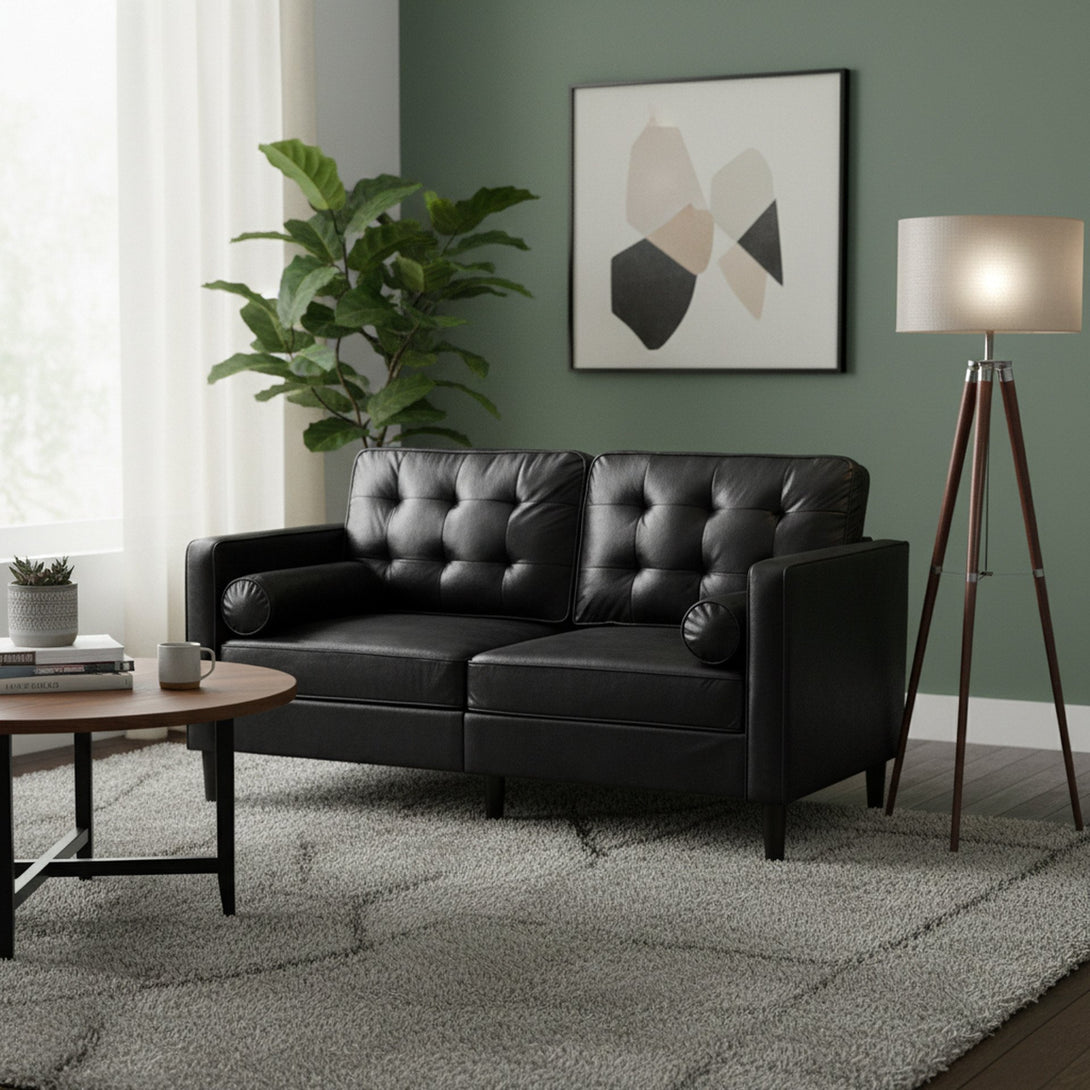 Apex 2 Seater Sofa - Black
