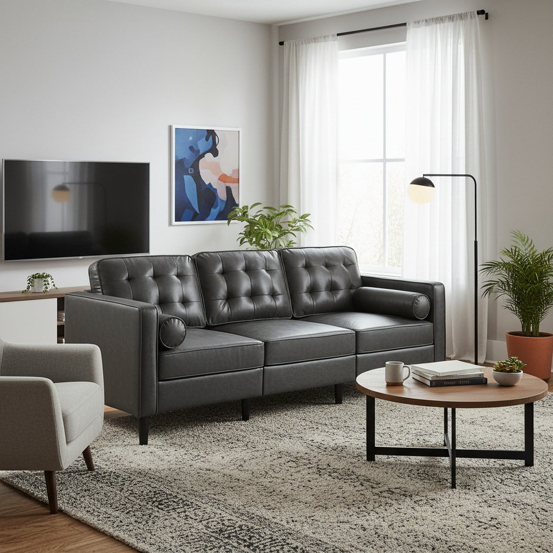 Apex 3 Seater Sofa - Dark Grey