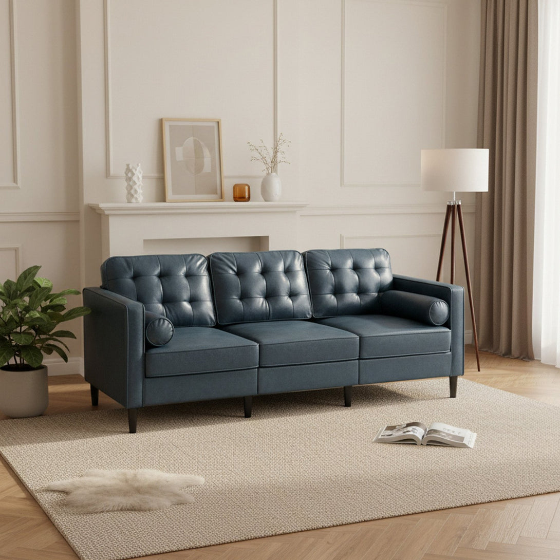 Apex 3 Seater Sofa - Blue