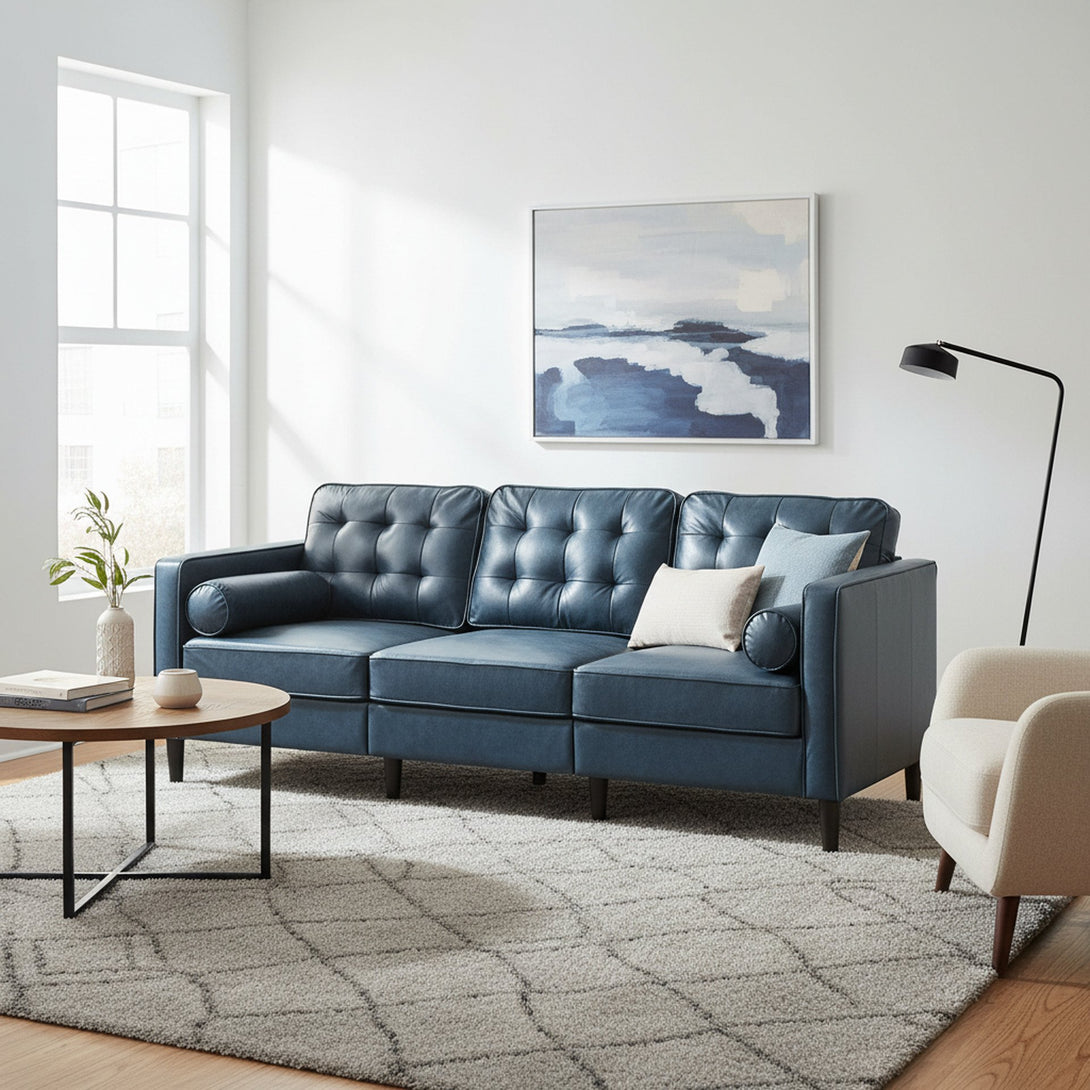 Apex 3 Seater Sofa - Blue