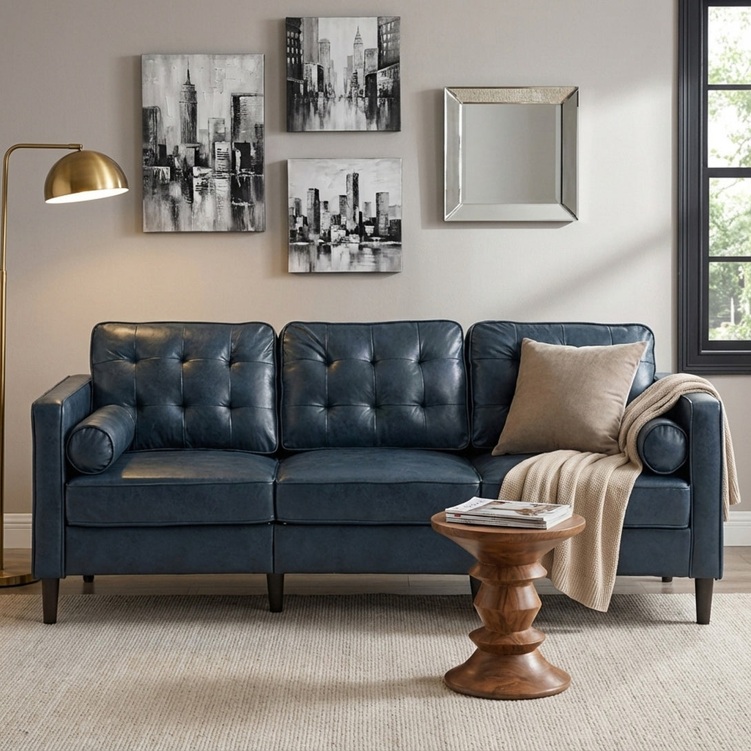 Apex 3 Seater Sofa - Blue