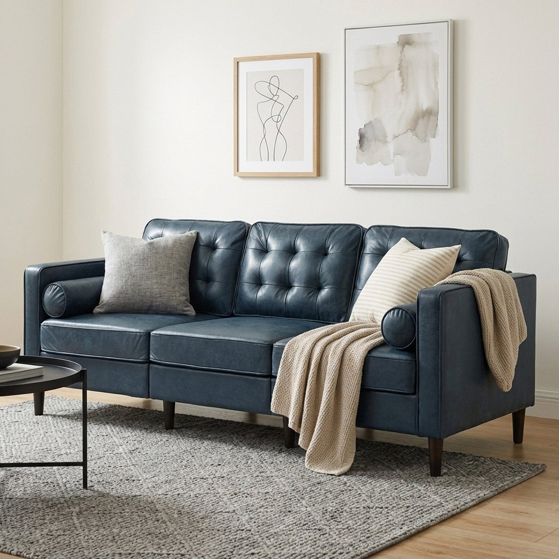 Apex 3 Seater Sofa - Blue
