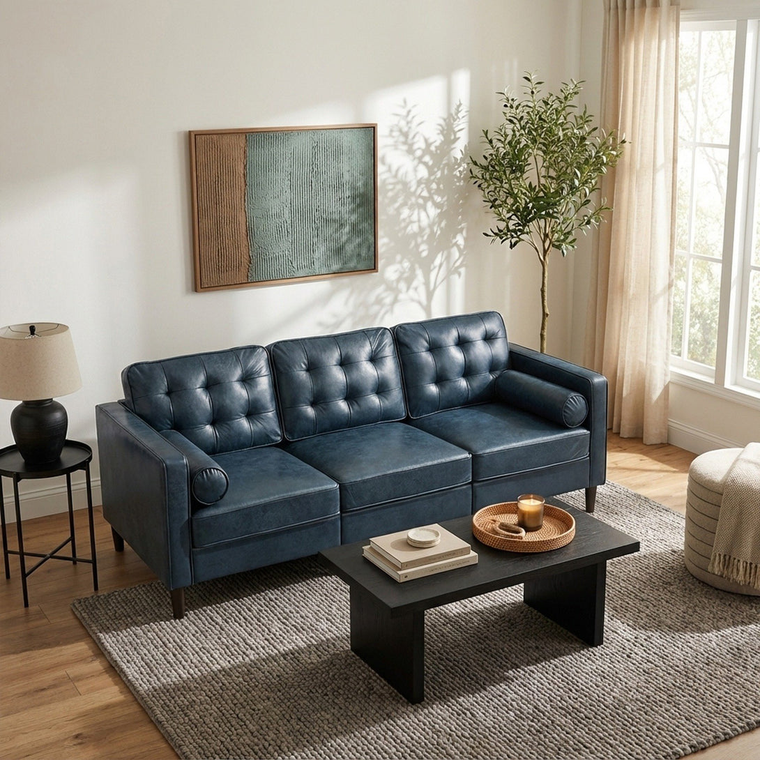 Apex 3 Seater Sofa - Blue