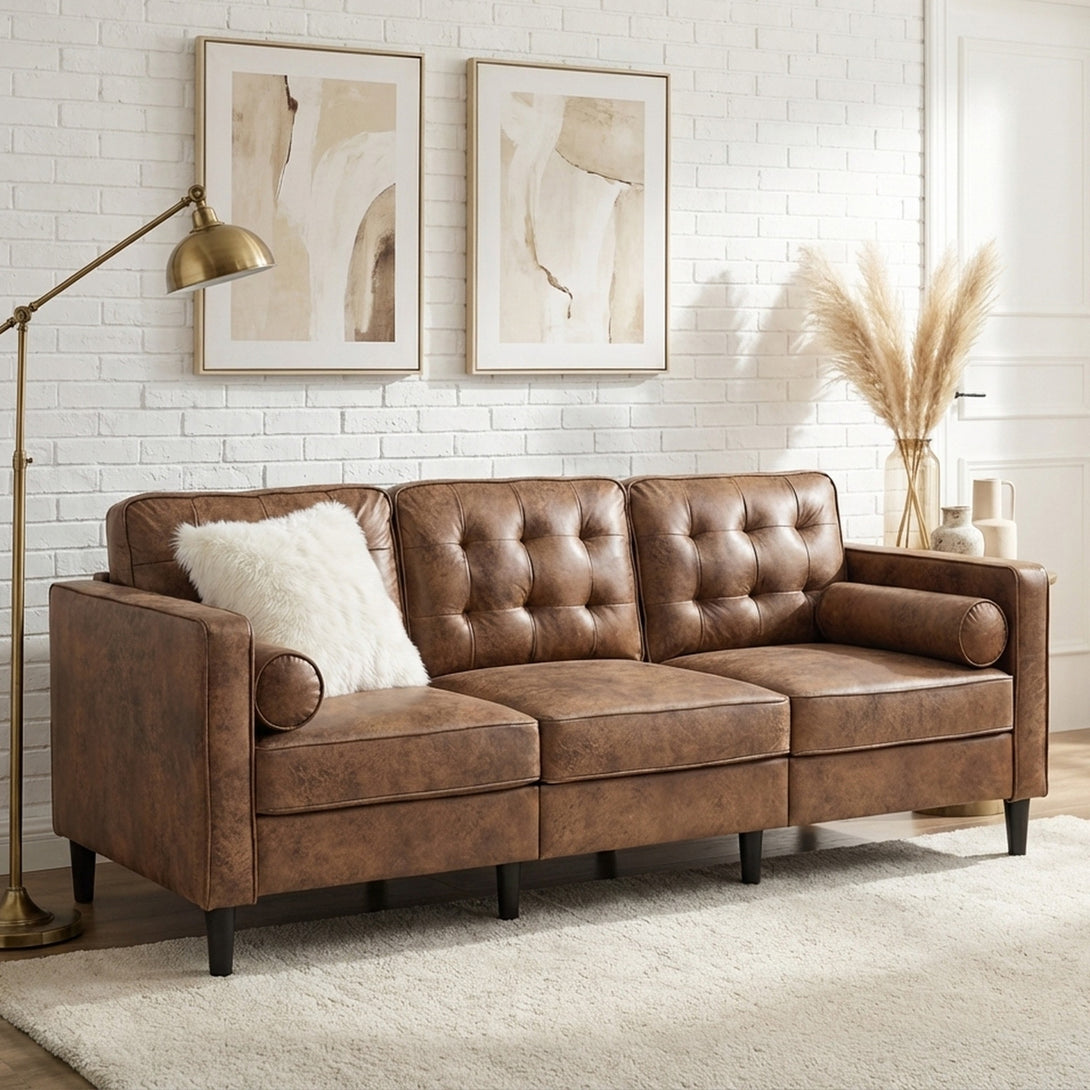 Apex 3 Seater Sofa - Brown