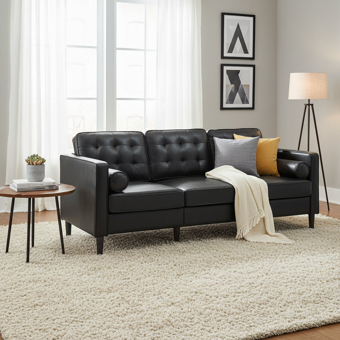 Apex 3 Seater Sofa - Black