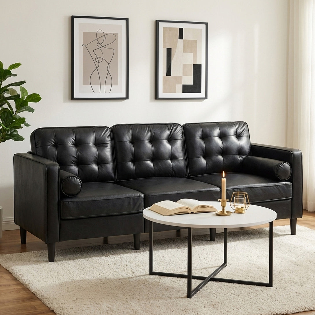 Apex 3 Seater Sofa - Black