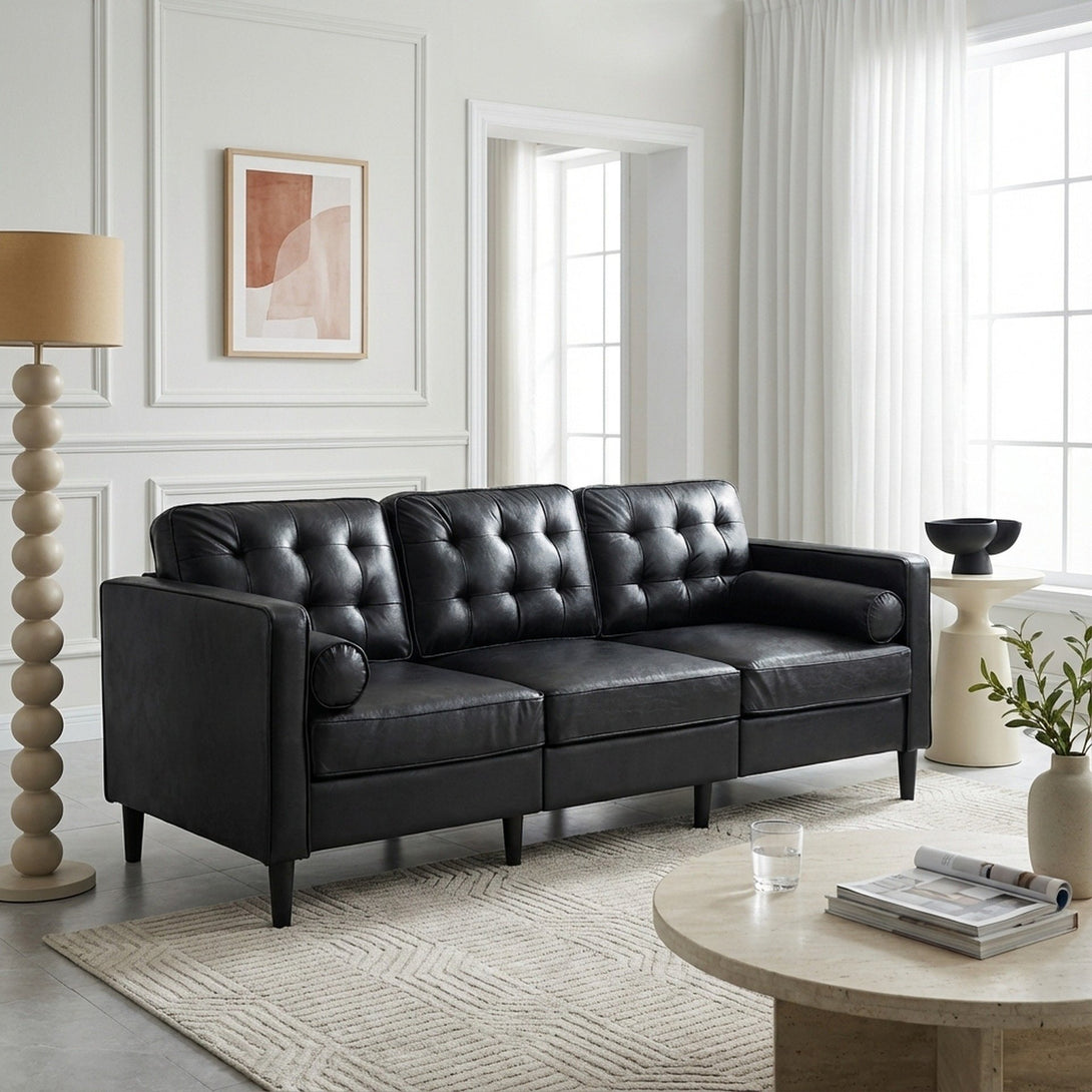 Apex 3 Seater Sofa - Black
