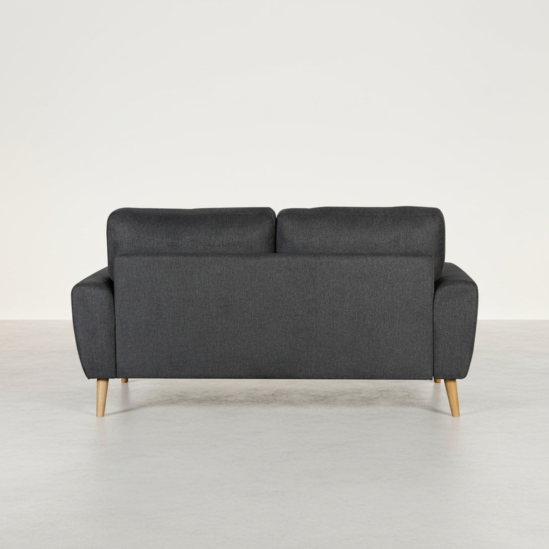 Suki Linen 2 Seater Sofa - Dark Grey