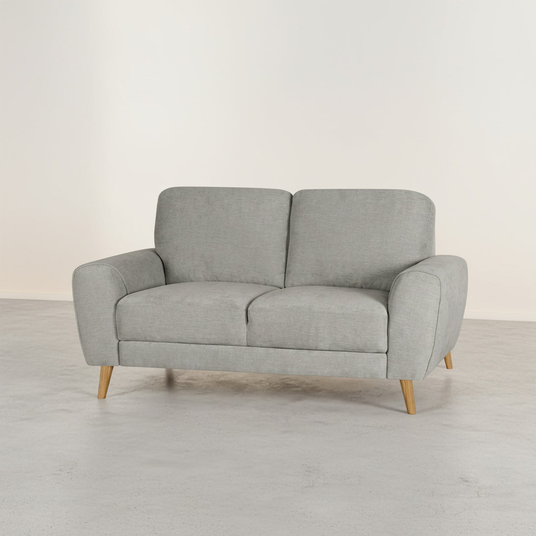 Suki Linen 2 Seater Sofa - Grey