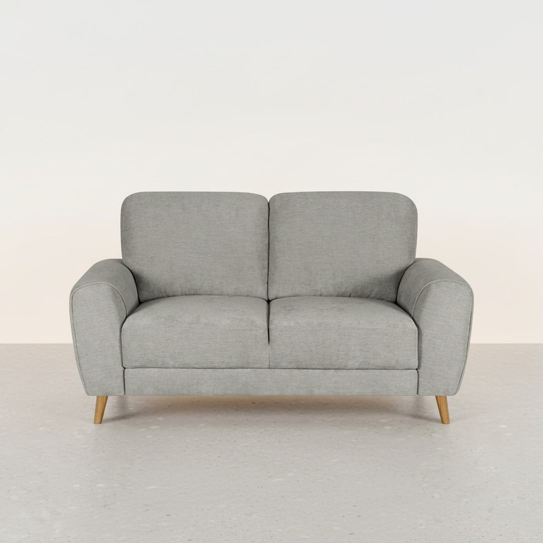 Suki Linen 2 Seater Sofa - Grey