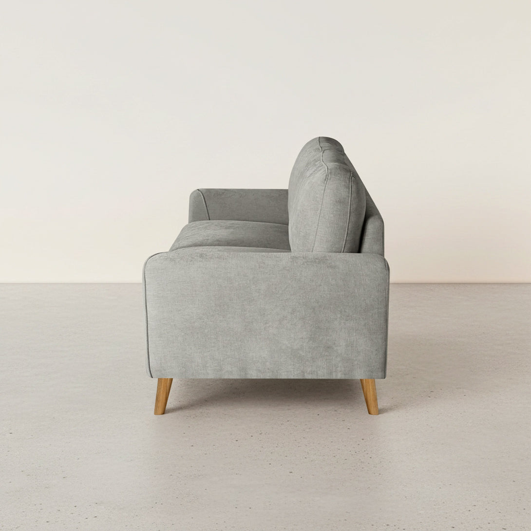 Suki Linen 3 Seater Sofa - Grey