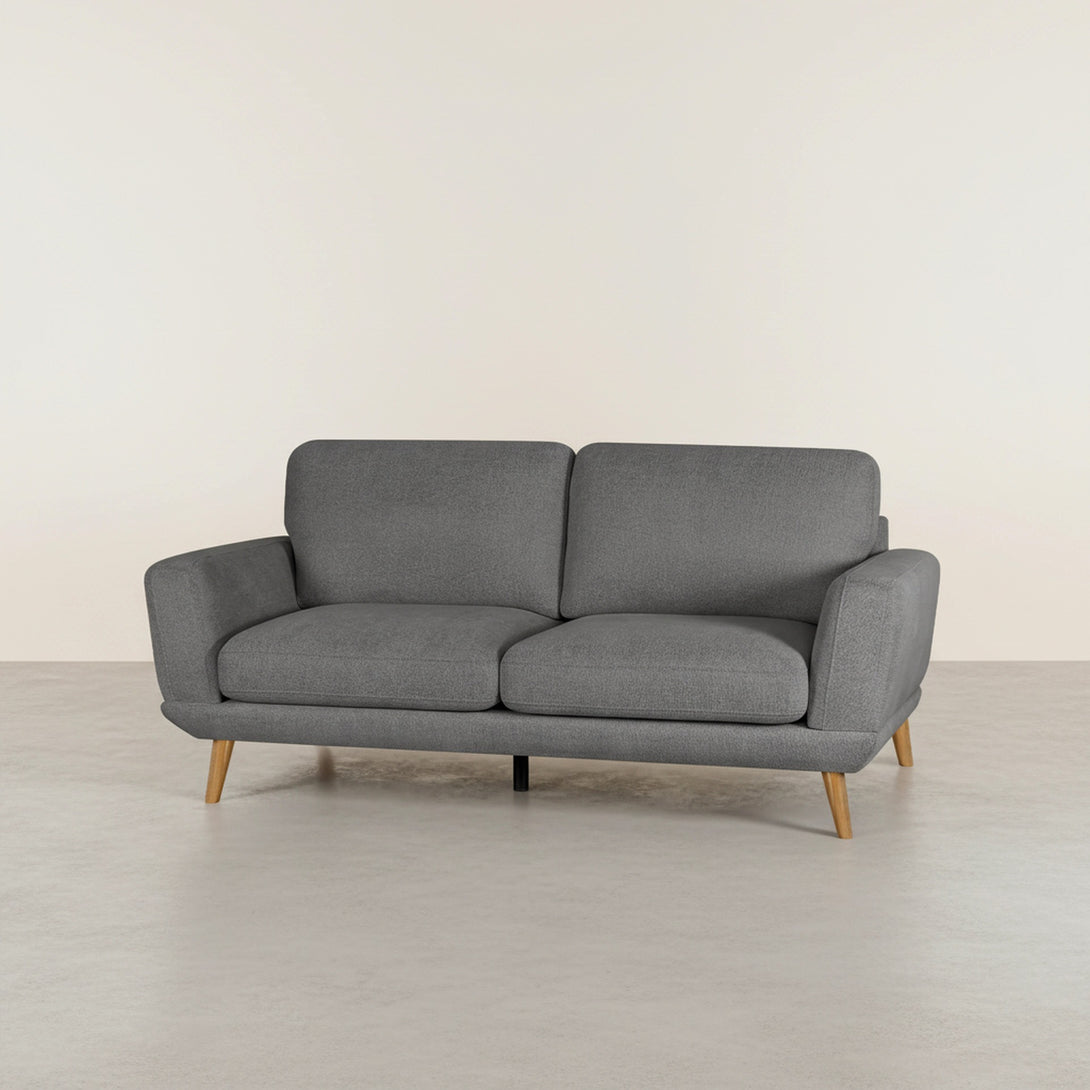 Tova Chenille 3 Seater Sofa - Ash Grey