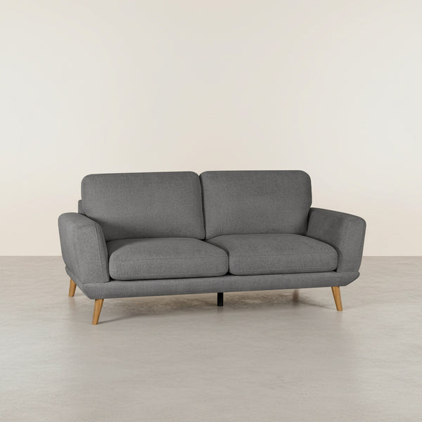 Tova Chenille 3 Seater Sofa - Ash Grey