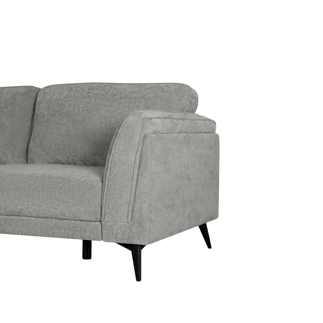 Brulo Linen 2 Seater Sofa - Grey