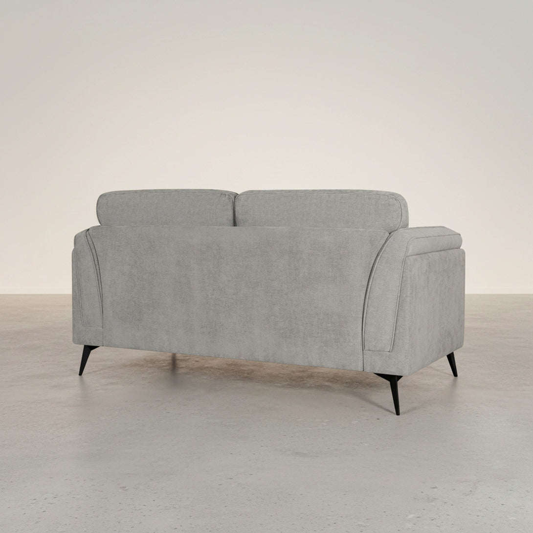 Brulo Linen 2 Seater Sofa - Light Grey