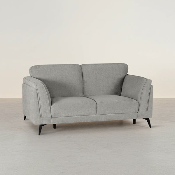 Brulo Linen 2 Seater Sofa - Light Grey