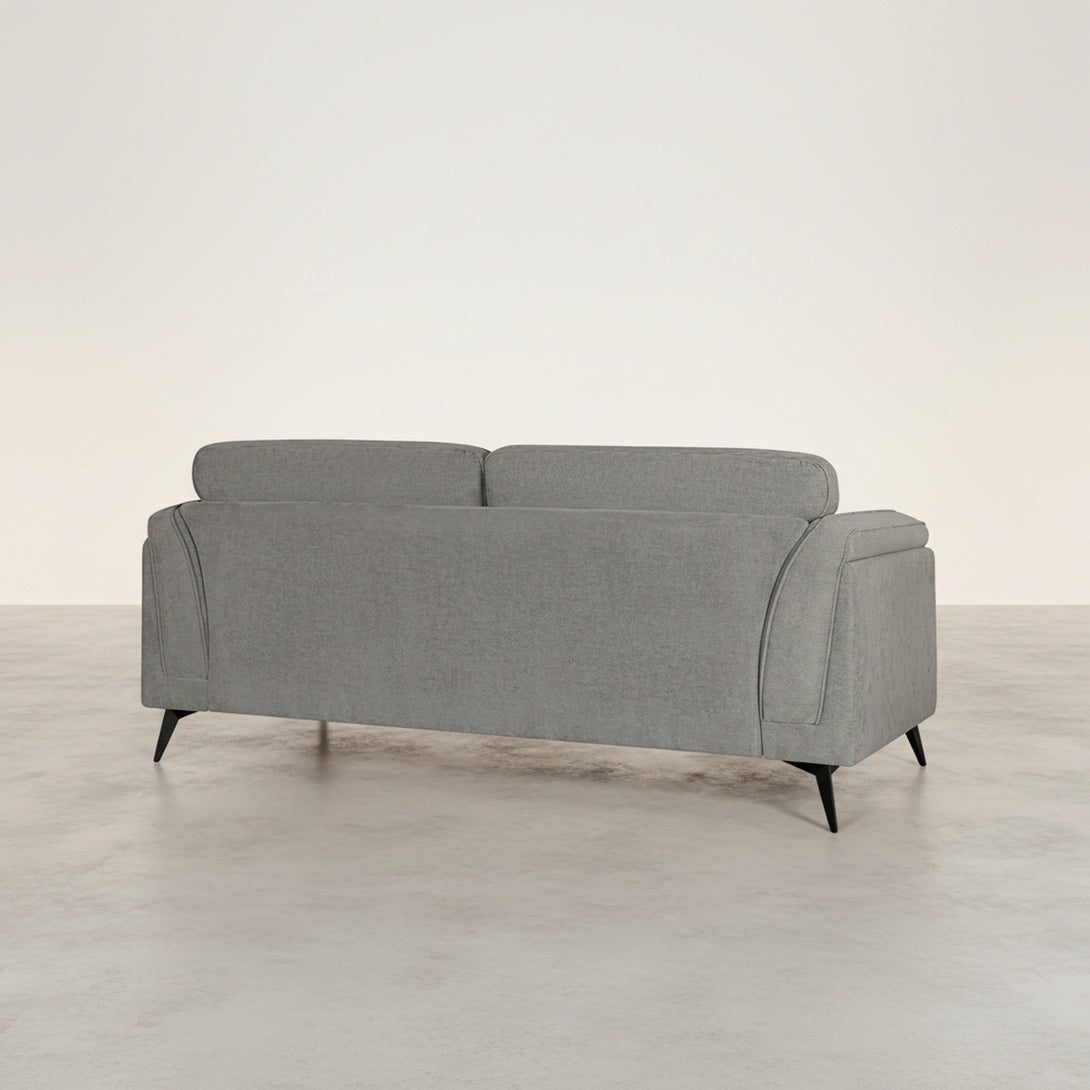 Brulo Linen 3 Seater Sofa - Grey