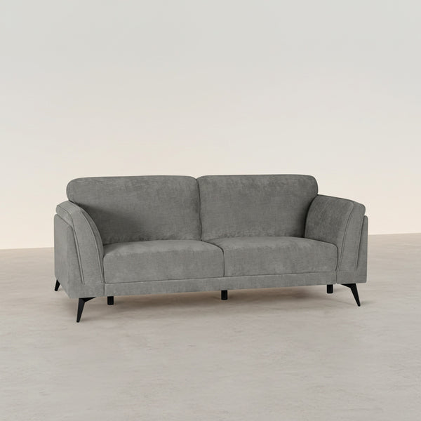 Brulo Linen 3 Seater Sofa - Grey
