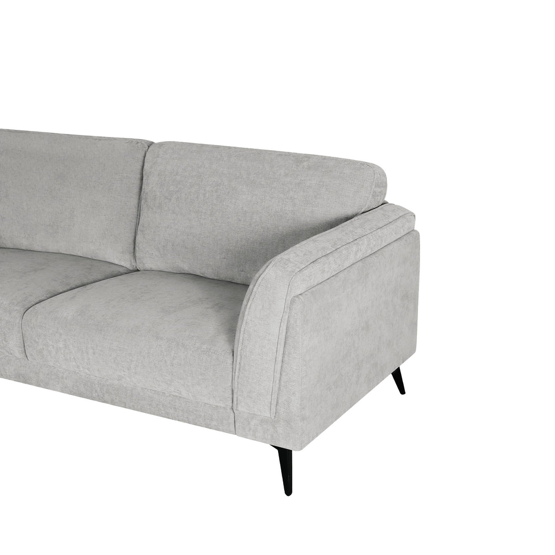 Brulo Linen 3 Seater Sofa - Light Grey
