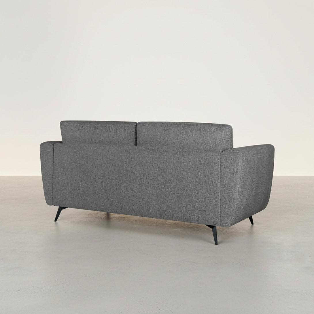 Rivel Chenille 2 Seater Sofa - Ash Grey