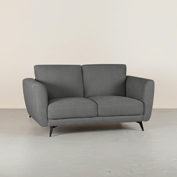 Rivel Chenille 2 Seater Sofa - Ash Grey