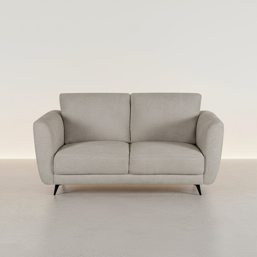 Rivel Chenille 2 Seater Sofa - Beige