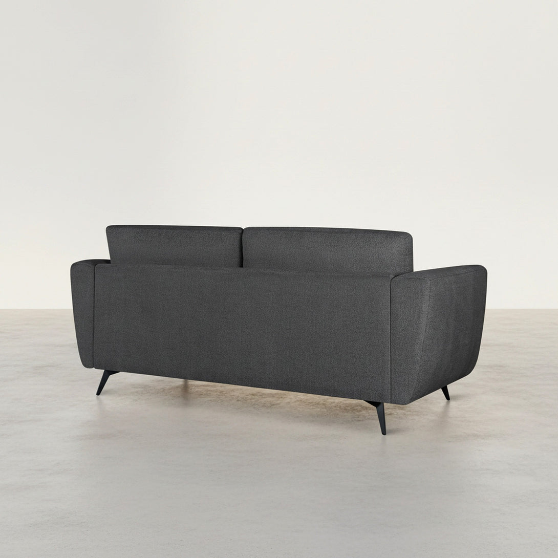 Rivel Chenille 3 Seater Sofa - Dark Grey
