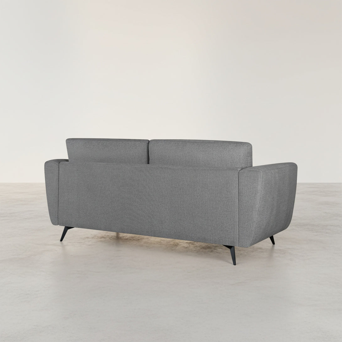 Rivel Chenille 3 Seater Sofa - Ash Grey