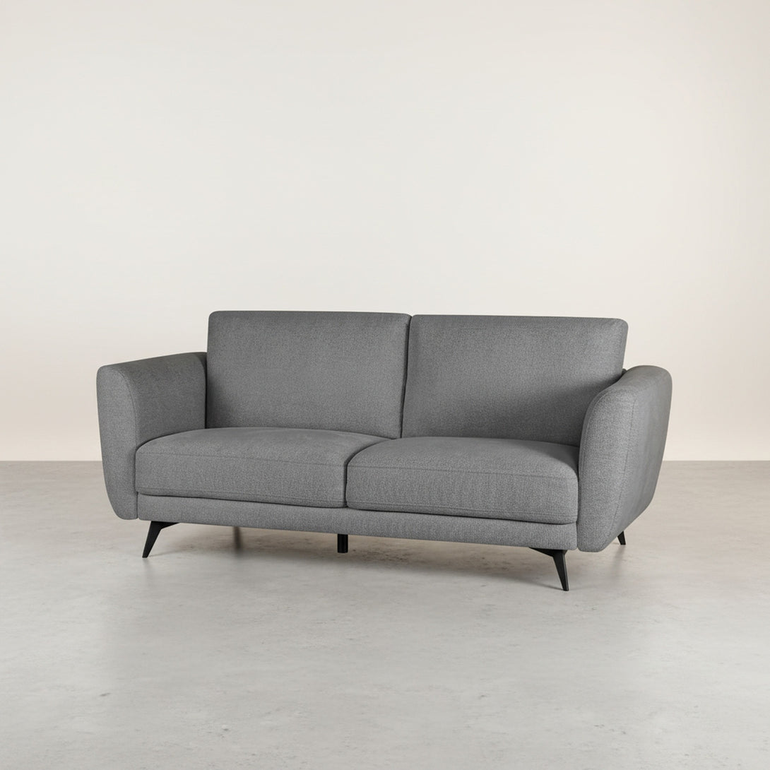Rivel Chenille 3 Seater Sofa - Ash Grey