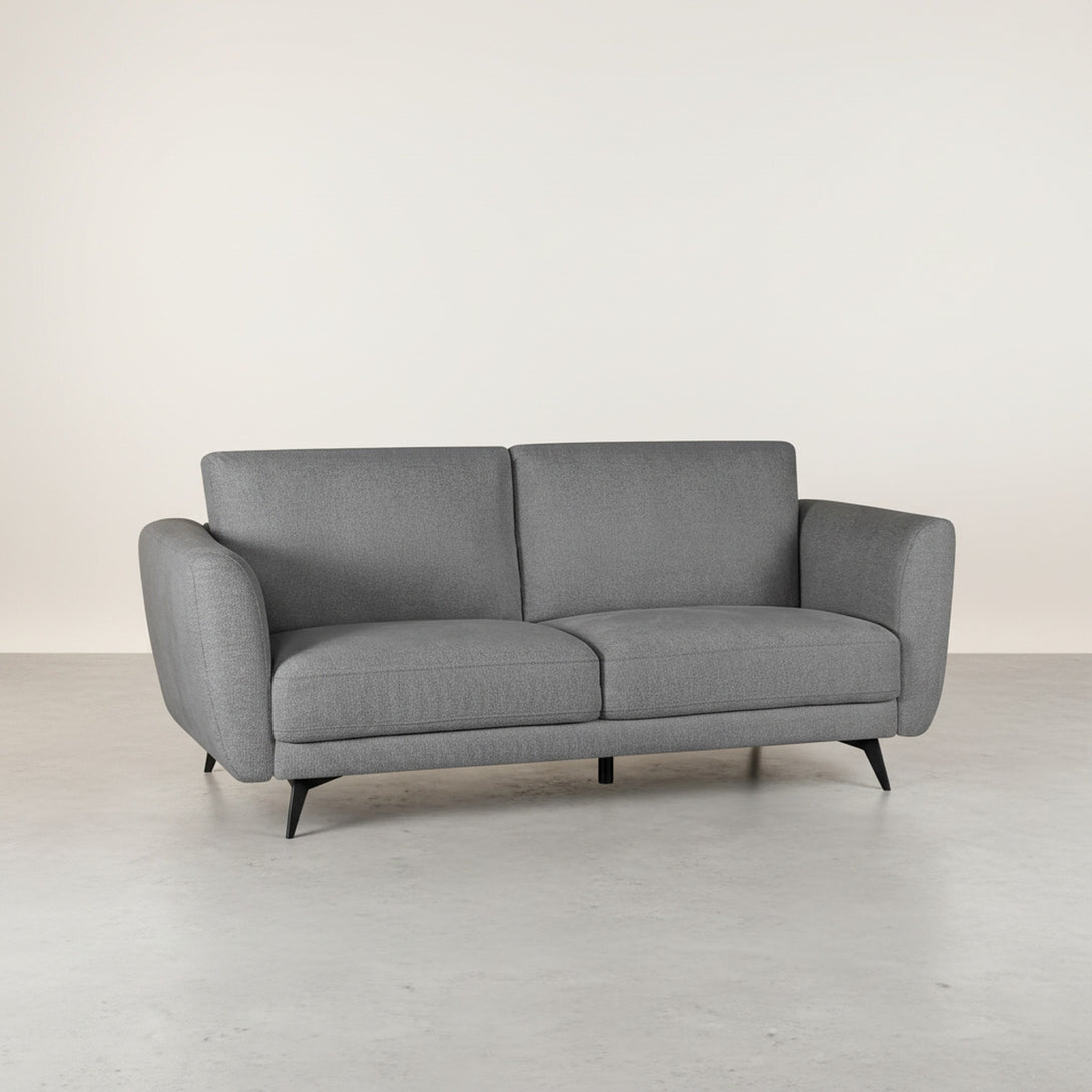 Rivel Chenille 3 Seater Sofa - Ash Grey