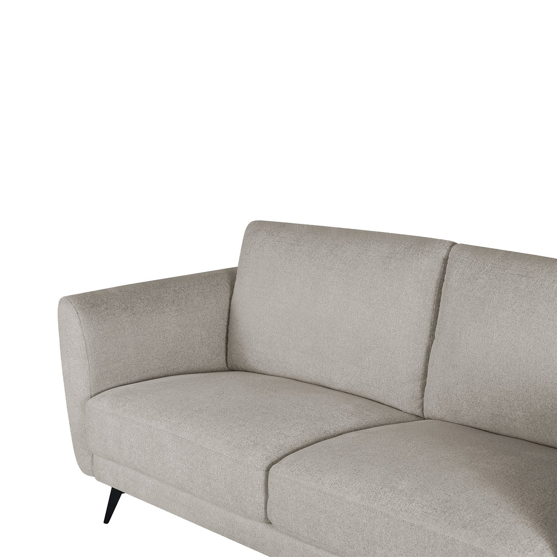 Rivel Chenille 3 Seater Sofa - Beige