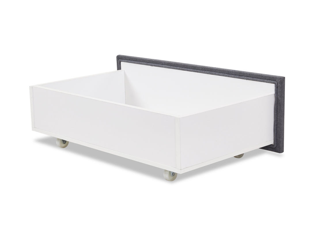 Treasurebox JULIAN Queen Bed Frame with Storage - DARK GREY