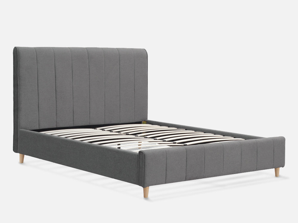 Treasurebox SIERRA King Bed Frame - GREY 21780