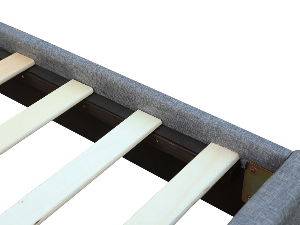 Treasurebox BLANE King Single Bed Frame - GREY