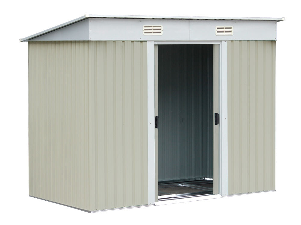 Treasurebox Garden Shed 2.37M x 1.31M x 1.81M BEIGE