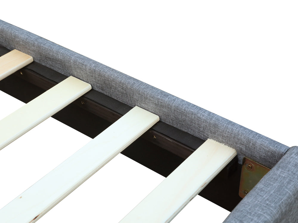 Treasurebox BLANE Single Bed Frame - GREY