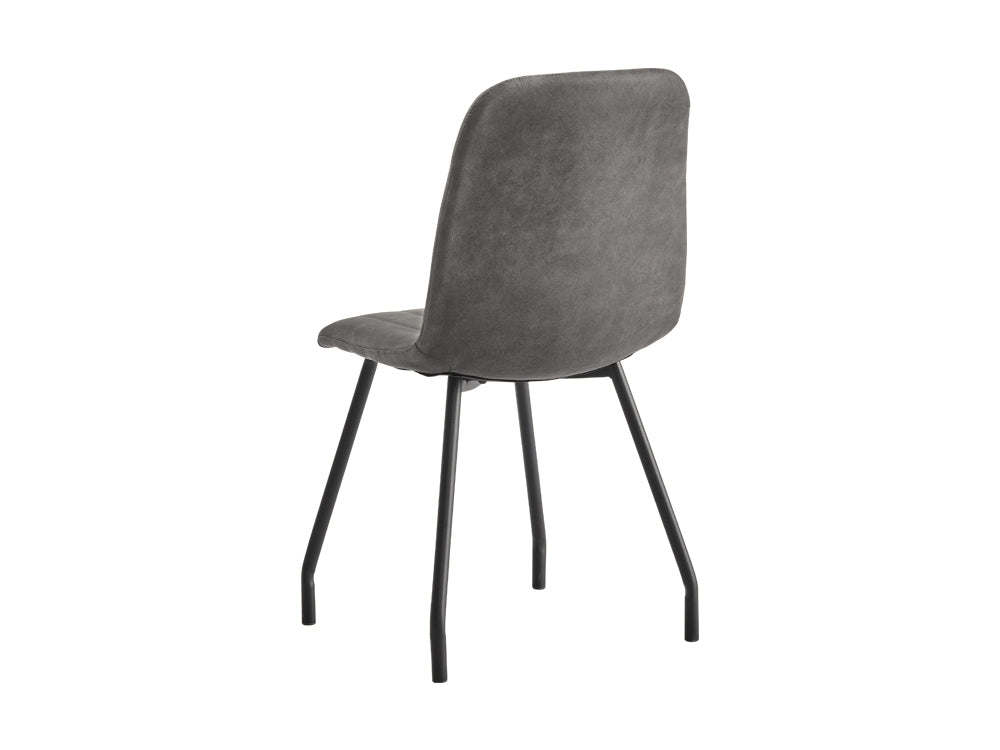 Treasurebox KIARA 4PCS Dining Chair - DARK GREY