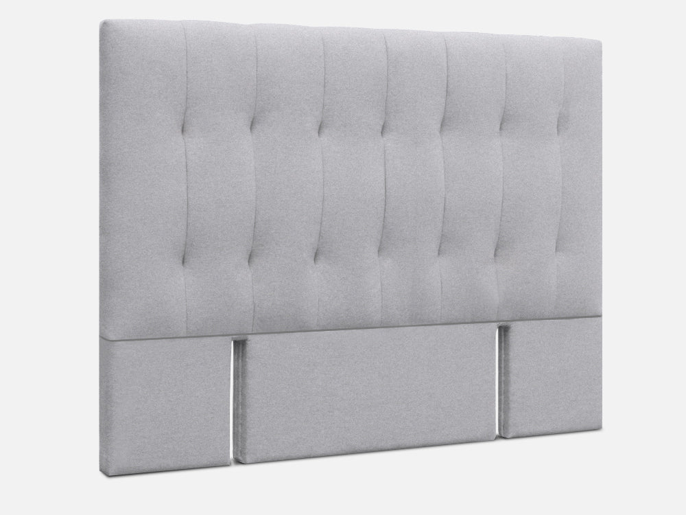 Treasurebox LISA QUEEN Stand-alone Fabric Headboard - LIGHT GREY 21643