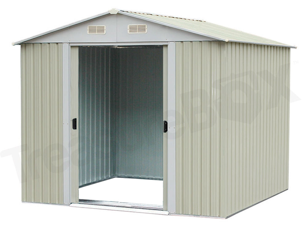Treasurebox Garden Shed 2.0M x 2.6M x 2.1M Beige