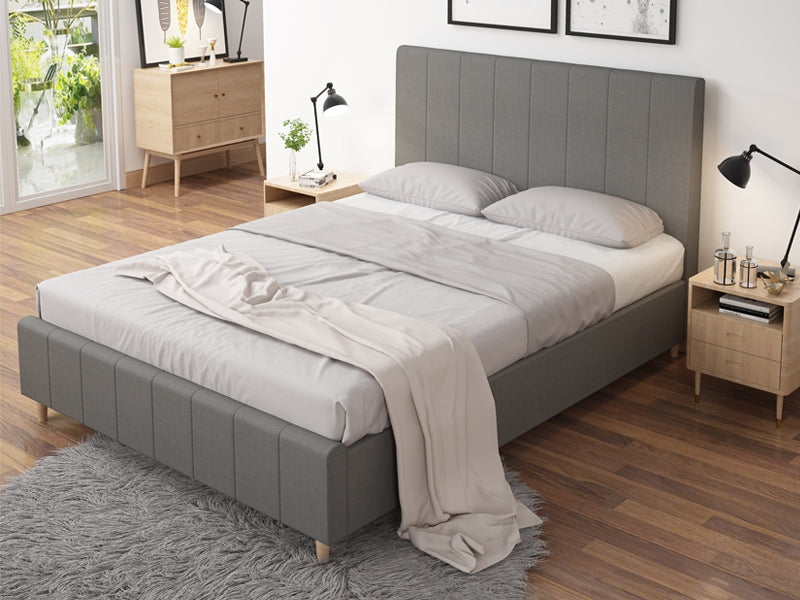 Treasurebox SIERRA Queen Bed Frame - GREY 21779