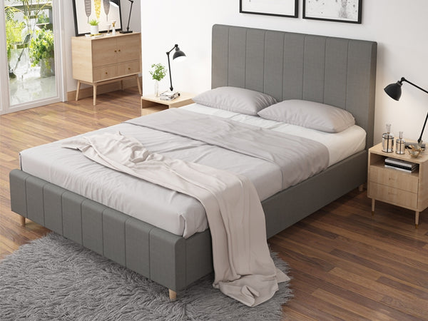 Treasurebox SIERRA Queen Bed Frame - GREY 21779