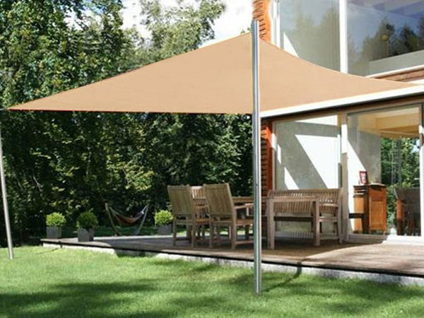 TOUGHOUT Shade Sail Square 5m x 5m - DESERT SAND
