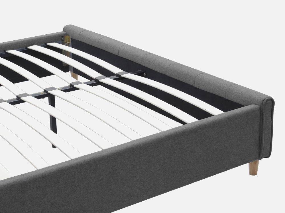 Treasurebox SIERRA King Bed Frame - GREY 21780