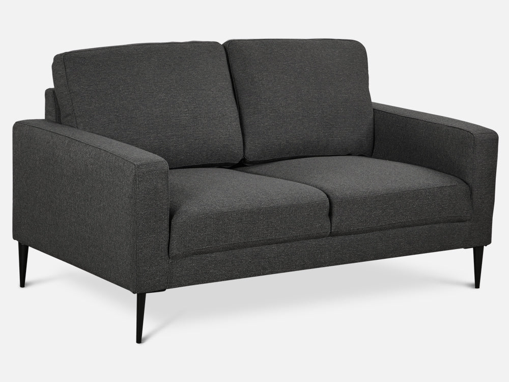 Toronto 3 Piece Sofa Set - Dark Grey By Treasurebox