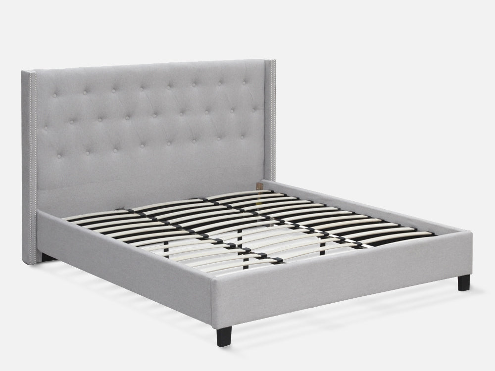 Treasurebox ELBRUS Super King Bed Frame - LIGHT GREY 21775