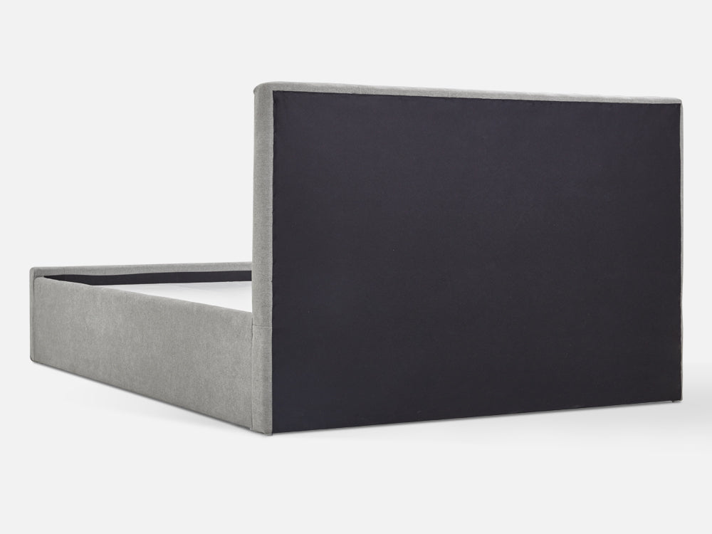 Treasurebox HLOLELA Queen Bed Frame with Storage - LIGHT GREY