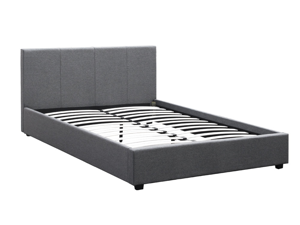 Treasurebox SHASTA King Bed Frame - DARK GREY