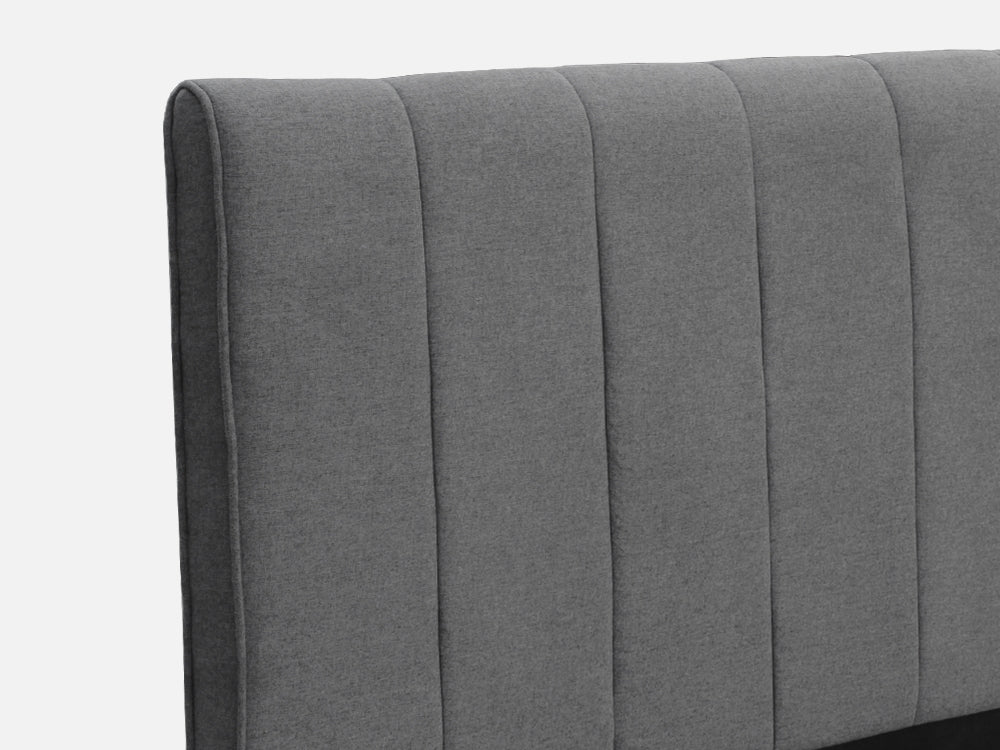 Treasurebox SIERRA King Bed Frame - GREY 21780